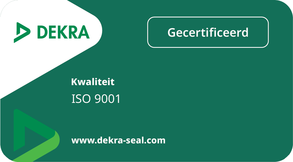 ISO 9001 certificering door DEKRA